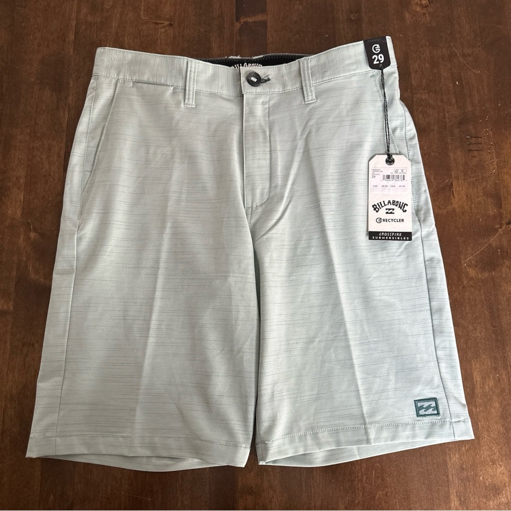 New Billabong Crossfire‎ Submersibles Size 29 Recycler Nautical Preppy Coastal